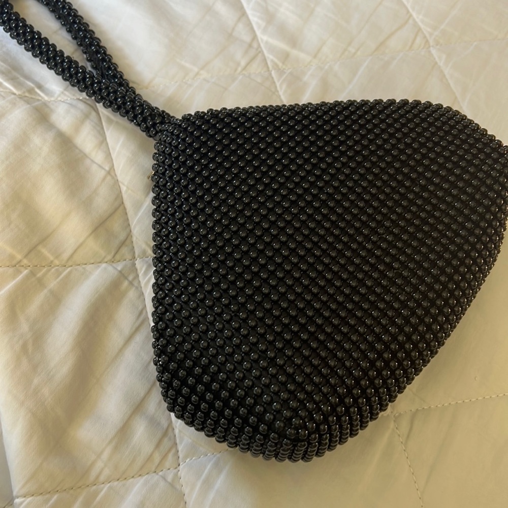 Small black handbag